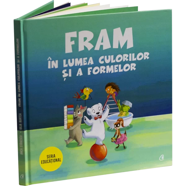 Fram ursul polar cartea culori si forme gemoterice pentru copii