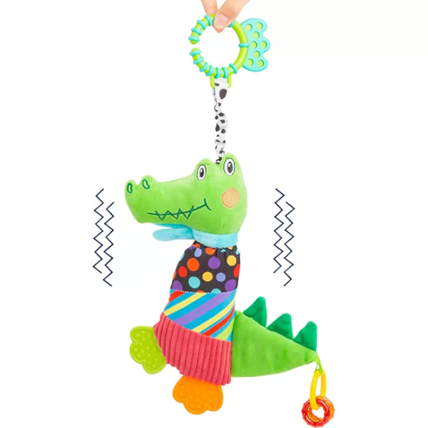 Jucărie de pluș „Crocodilul zornăitor”