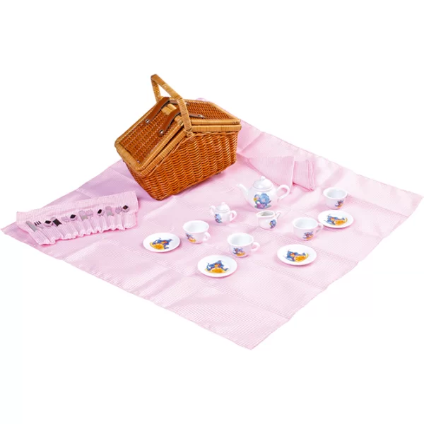 Coș de picnic cu accesorii „Splendoare în iarbă”